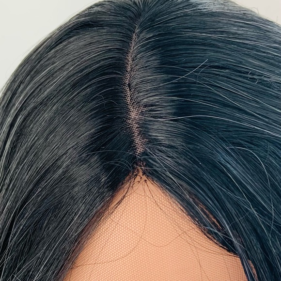 22” Ombre Lilac Premium Fiber Lace Front Wig - Picture 2 of 11